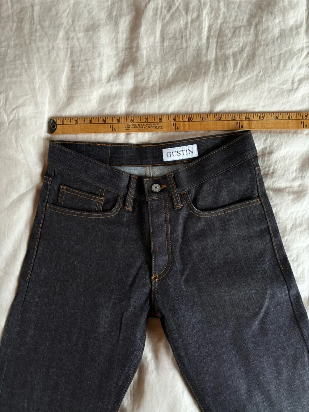 NWOT Gustin #352 Japanese Raw Denim Jeans